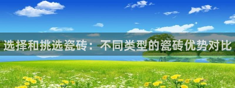 必一体育登录入口：选择和挑选瓷砖：不同类型的瓷砖优势对比